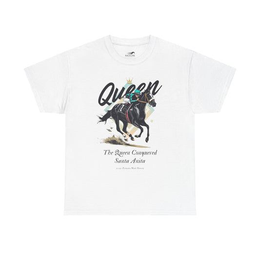Zenyatta “Queen” 2009 Breeders’ Cup Classic Graphic T-Shirt "She Came, She Danced, Conquered"
