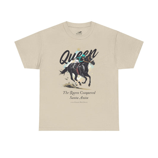 Zenyatta “Queen” 2009 Breeders’ Cup Classic Graphic T-Shirt "She Came, She Danced, Conquered"
