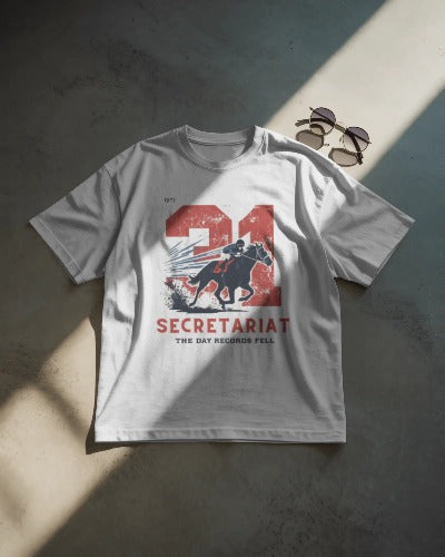 Secretariat – 1973 Belmont Stakes “31 Lengths of Greatness” T-Shirt
